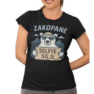 KOSZULKA DAMSKA Zakopane Selfie